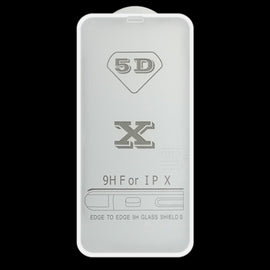 9H 5D Full Glue Full Screen Tempered Glass Film, For iPhone XS Max / 11 Pro Max (White) (1 PC), For iPhone X / XS 11 Pro (White) (1 PC), For iPhone XR / 11 (White) (1 PC)