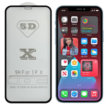 Load image into Gallery viewer, 9H 5D Full Glue Full Screen Tempered Glass Film, For iPhone 12 / 12 Pro (White) (1 PC), For iPhone 12 / 12 Pro (Black) (1 PC), For iPhone 12 Pro Max (Black) (1 PC)