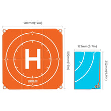 Load image into Gallery viewer, STARTRC 1109143 50cm Portable Drone Universal Foldable Square Parking Apron Landing Pad for DJI FPV / mini 2 / Air 2, 50cm