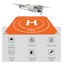Load image into Gallery viewer, STARTRC 1109143 50cm Portable Drone Universal Foldable Square Parking Apron Landing Pad for DJI FPV / mini 2 / Air 2, 50cm