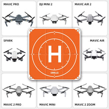 Load image into Gallery viewer, STARTRC 1109143 50cm Portable Drone Universal Foldable Square Parking Apron Landing Pad for DJI FPV / mini 2 / Air 2, 50cm