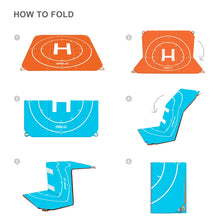 Load image into Gallery viewer, STARTRC 1109143 50cm Portable Drone Universal Foldable Square Parking Apron Landing Pad for DJI FPV / mini 2 / Air 2, 50cm