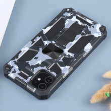 Load image into Gallery viewer, Camouflage Armor Shockproof TPU + PC Magnetic Protective Case with Holder, For iPhone 11, For iPhone 11 Pro, For iPhone 11 Pro Max