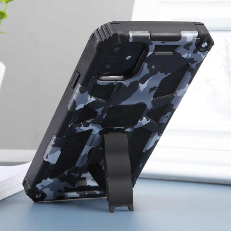 Camouflage Armor Shockproof TPU + PC Magnetic Protective Case with Holder, For iPhone 11, For iPhone 11 Pro, For iPhone 11 Pro Max