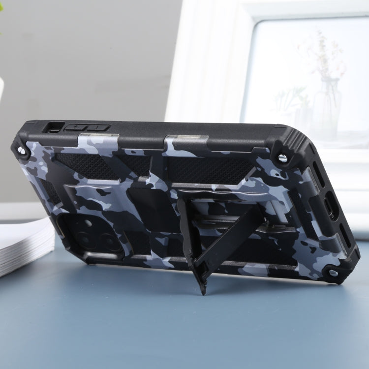 Camouflage Armor Shockproof TPU + PC Magnetic Protective Case with Holder, For iPhone 11, For iPhone 11 Pro, For iPhone 11 Pro Max