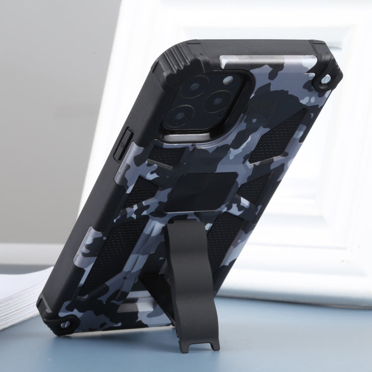 Camouflage Armor Shockproof TPU + PC Magnetic Protective Case with Holder, For iPhone 11 Pro, For iPhone 11 Pro Max, For iPhone 11
