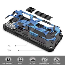 Load image into Gallery viewer, Camouflage Armor Shockproof TPU + PC Magnetic Protective Case with Holder, For iPhone 11 Pro, For iPhone 11 Pro Max, For iPhone 11