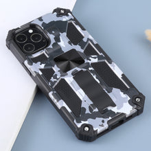 Load image into Gallery viewer, Camouflage Armor Shockproof TPU + PC Magnetic Protective Case with Holder, For iPhone 11 Pro Max, For iPhone 11, For iPhone 11 Pro