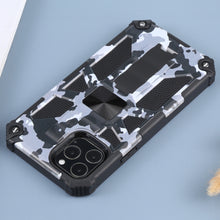 Load image into Gallery viewer, Camouflage Armor Shockproof TPU + PC Magnetic Protective Case with Holder, For iPhone 11 Pro Max, For iPhone 11, For iPhone 11 Pro
