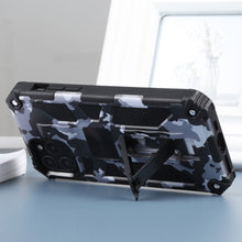 Load image into Gallery viewer, Camouflage Armor Shockproof TPU + PC Magnetic Protective Case with Holder, For iPhone 11 Pro Max, For iPhone 11, For iPhone 11 Pro