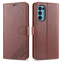 Load image into Gallery viewer, AZNS Magnetic Calf Texture Horizontal Flip Leather Case with Card Slots &amp; Holder &amp; Wallet, For OPPO Reno5 4G, For Xiaomi Mi 11