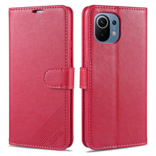 Load image into Gallery viewer, AZNS Magnetic Calf Texture Horizontal Flip Leather Case with Card Slots &amp; Holder &amp; Wallet, For OPPO Reno5 4G, For Xiaomi Mi 11