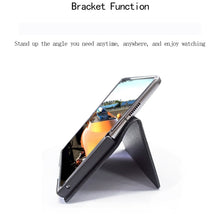 Load image into Gallery viewer, For Samsung Galaxy Z Fold2 5G Detachable Split Horizontal Flip Leather Case with Card Slots &amp; Detachable Back Cover