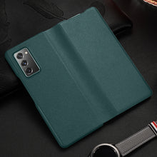 Load image into Gallery viewer, For Samsung Galaxy Z Fold2 5G Exclusive Series Cowhide Texture Horizontal Flip Leather Case