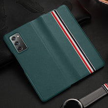 Load image into Gallery viewer, For Samsung Galaxy Z Fold2 5G Exclusive Series Cowhide Texture Horizontal Flip Leather Case