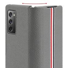 Load image into Gallery viewer, For Samsung Galaxy Z Fold2 5G Exclusive Series Cowhide Texture Horizontal Flip Leather Case