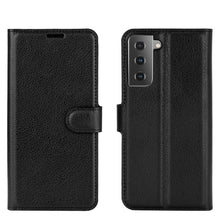 Load image into Gallery viewer, Litchi Texture Horizontal Flip Protective Case with Holder &amp; Card Slots &amp; Wallet, For Galaxy S21+ 5G