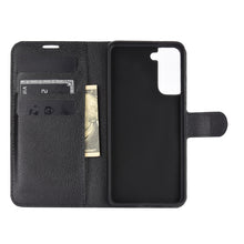 Load image into Gallery viewer, Litchi Texture Horizontal Flip Protective Case with Holder &amp; Card Slots &amp; Wallet, For Galaxy S21+ 5G