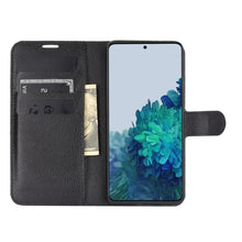 Load image into Gallery viewer, Litchi Texture Horizontal Flip Protective Case with Holder &amp; Card Slots &amp; Wallet, For Galaxy S21+ 5G