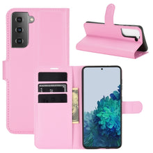 Load image into Gallery viewer, Litchi Texture Horizontal Flip Protective Case with Holder &amp; Card Slots &amp; Wallet, For Galaxy S21+ 5G