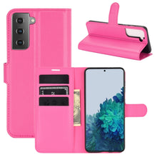 Load image into Gallery viewer, Litchi Texture Horizontal Flip Protective Case with Holder &amp; Card Slots &amp; Wallet, For Galaxy S21+ 5G