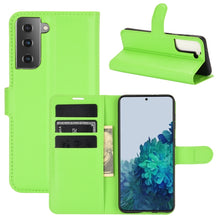 Load image into Gallery viewer, Litchi Texture Horizontal Flip Protective Case with Holder &amp; Card Slots &amp; Wallet, For Galaxy S21+ 5G
