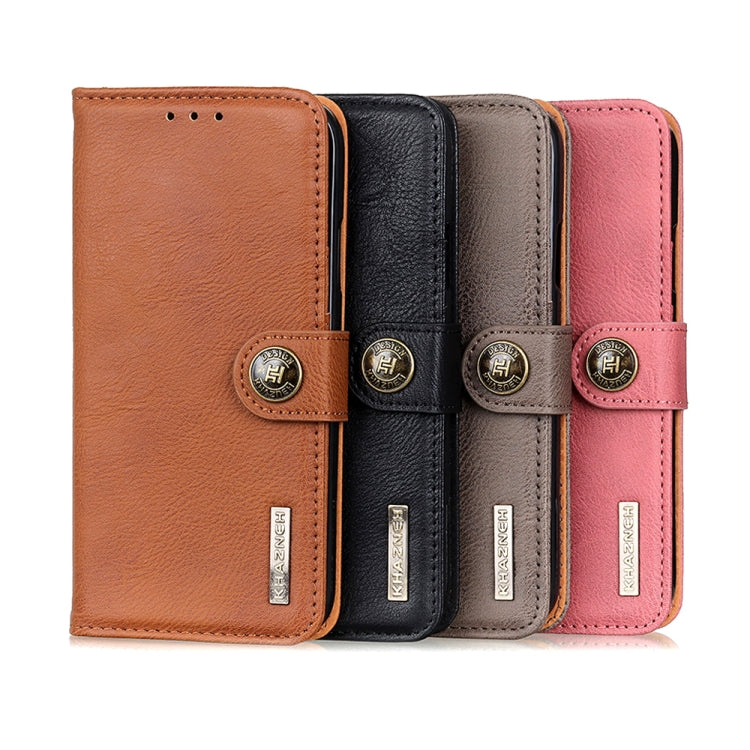 KHAZNEH Cowhide Texture Horizontal Flip Leather Case with Holder & Card Slots & Wallet, For Xiaomi Redmi K40 / K40 Pro / Mi 11i / Poco F3