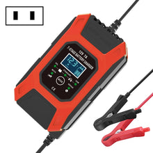 Load image into Gallery viewer, FOXSUR Car / Motorcycle Repair Charger 12V 7A 7-stage + Multi-battery Mode Lead-acid Battery Charger, US Plug, EU Plug, JP Plug, UK Plug