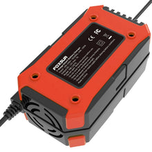 Load image into Gallery viewer, FOXSUR Car / Motorcycle Repair Charger 12V 7A 7-stage + Multi-battery Mode Lead-acid Battery Charger, US Plug, EU Plug, JP Plug, UK Plug