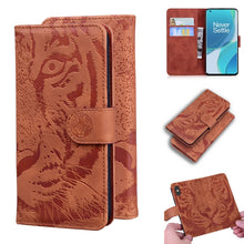 Load image into Gallery viewer, Tiger Embossing Pattern Horizontal Flip Leather Case with Holder &amp; Card Slots &amp; Wallet, For LG Velvet / G9, For Nokia 5.4, For OnePlus 9, For OnePlus 9 Pro, For UMIDIGI A7S, For UMIDIGI A9 Pro