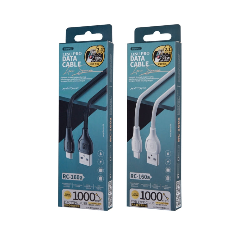 Remax 2.1A Lesu Pro Series Charging Data Cable, Length: 1m, Type-C, 8 Pin