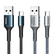 Load image into Gallery viewer, Remax 2.4A Barrett Series Charging Data Cable, Length: 1m, Type-C, 8 Pin