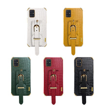 Load image into Gallery viewer, Electroplated TPU Crocodile Pattern Leather Case with Wrist Strap, For Samsung Galaxy A51 4G, For Samsung Galaxy A71 4G, For Samsung Galaxy S20, For Samsung Galaxy S20+, For Samsung Galaxy S20 Ultra