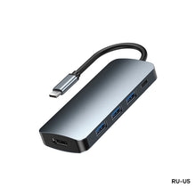 Load image into Gallery viewer, Remax RU-U5 5 In1 Multi-function Type-C / USB-C HUB Docking?Station, 5 In1