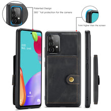 Load image into Gallery viewer, JEEHOOD Retro Magnetic Detachable Protective Case with Wallet &amp; Card Slot &amp; Holder, For Samsung Galaxy A52 5G, For Samsung Galaxy A72 5G, For Samsung Galaxy A51 5G