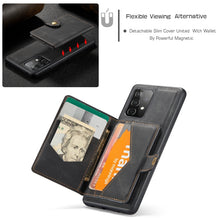 Load image into Gallery viewer, JEEHOOD Retro Magnetic Detachable Protective Case with Wallet &amp; Card Slot &amp; Holder, For Samsung Galaxy A52 5G, For Samsung Galaxy A72 5G, For Samsung Galaxy A51 5G