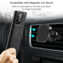Load image into Gallery viewer, JEEHOOD Retro Magnetic Detachable Protective Case with Wallet &amp; Card Slot &amp; Holder, For Samsung Galaxy A52 5G, For Samsung Galaxy A72 5G, For Samsung Galaxy A51 5G