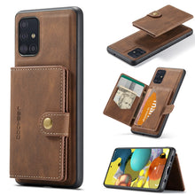 Load image into Gallery viewer, JEEHOOD Retro Magnetic Detachable Protective Case with Wallet &amp; Card Slot &amp; Holder, For Samsung Galaxy A52 5G, For Samsung Galaxy A72 5G, For Samsung Galaxy A51 5G