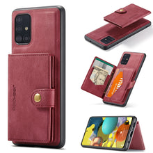 Load image into Gallery viewer, JEEHOOD Retro Magnetic Detachable Protective Case with Wallet &amp; Card Slot &amp; Holder, For Samsung Galaxy A52 5G, For Samsung Galaxy A72 5G, For Samsung Galaxy A51 5G