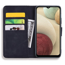 Load image into Gallery viewer, Embossed Sunflower Pattern Horizontal Flip PU Leather Case with Holder &amp; Card Slots &amp; Wallet &amp; Lanyard, For Samsung Galaxy A12, For Samsung Galaxy A52 5G / 4G, For Samsung Galaxy A72 5G / 4G, For SamsungGalaxy A72 5G / 4G
