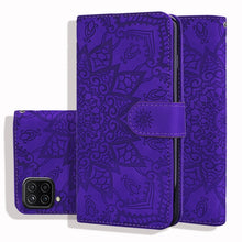 Load image into Gallery viewer, Embossed Sunflower Pattern Horizontal Flip PU Leather Case with Holder &amp; Card Slots &amp; Wallet &amp; Lanyard, For Samsung Galaxy A12, For Samsung Galaxy A52 5G / 4G, For Samsung Galaxy A72 5G / 4G, For SamsungGalaxy A72 5G / 4G