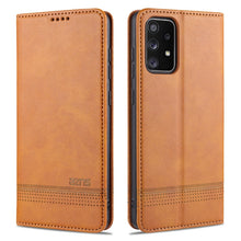 Load image into Gallery viewer, AZNS Magnetic Calf Texture Horizontal Flip Leather Case with Card Slots &amp; Holder &amp; Wallet, For Samsung Galaxy A02s, For Samsung Galaxy A52 5G / 4G, For Samsung Galaxy A72 5G / 4G