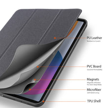 Load image into Gallery viewer, DUX DUCIS Domo Series Horizontal Flip Magnetic TPU + PU Leather Case with Three-folding Holder &amp; Pen Slot &amp; Sleep / Wake-up Function, iPad Pro 11 （2021）/(2020), iPad Pro 12.9  2021 / 2020