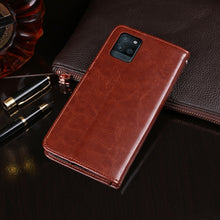 Load image into Gallery viewer, idewei Crazy Horse Texture Horizontal Flip Leather Case with Holder &amp; Card Slots &amp; Wallet, For OPPO Realme V11 5G, For Xiaomi Redmi K40, For Samsung Galaxy A02 (EU Version), For Samsung Galaxy A32 4G, For Samsung Galaxy A52 5G, For Samsung Galaxy A72 5G