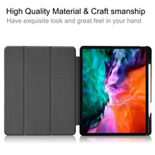 Load image into Gallery viewer, Horizontal Flip Honeycomb TPU + PU Leather Case with Three-folding Holder &amp; Sleep / Wake-up Function &amp; Pen Slot, For iPad Pro 12.9 2022 / 2021
