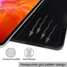 Load image into Gallery viewer, Horizontal Flip Honeycomb TPU + PU Leather Case with Three-folding Holder &amp; Sleep / Wake-up Function &amp; Pen Slot, For iPad Pro 12.9 2022 / 2021