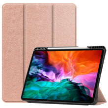 Load image into Gallery viewer, Horizontal Flip Honeycomb TPU + PU Leather Case with Three-folding Holder &amp; Sleep / Wake-up Function &amp; Pen Slot, For iPad Pro 12.9 2022 / 2021