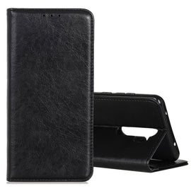 Magnetic Retro Crazy Horse Texture Horizontal Flip Leather Case with Holder & Card Slots, For OPPO A9 (2020)