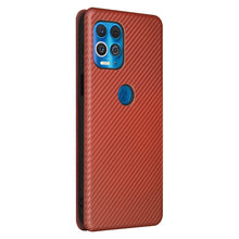 Load image into Gallery viewer, Carbon Fiber Texture Magnetic Horizontal Flip TPU + PC + PU Leather Case with Card Slot, For Motorola Edge S, For Nokia 7.3, For Nokia 6.3, For Samsung Galaxy A32 4G