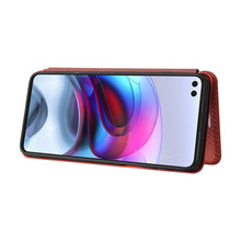 Load image into Gallery viewer, Carbon Fiber Texture Magnetic Horizontal Flip TPU + PC + PU Leather Case with Card Slot, For Motorola Edge S, For Nokia 7.3, For Nokia 6.3, For Samsung Galaxy A32 4G